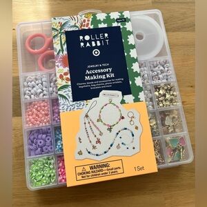 NWT Roller Rabbit x Target 10 pc Jewelry and Tech Accessory DYI Bead Art Kit